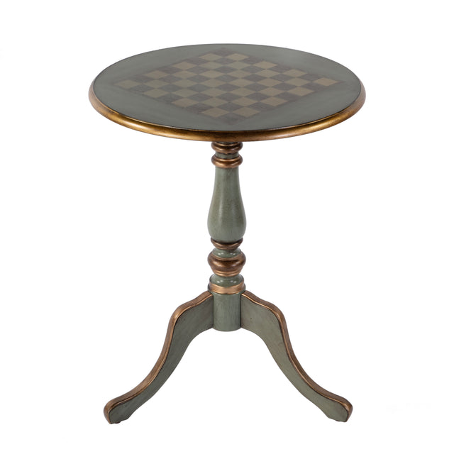 Colbert 22 in. W Round  Wood Pedestal Game/Accent Table by Butler Specialty Company