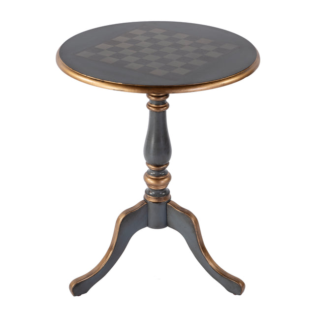 Colbert 22 in. W Round  Wood Pedestal Game/Accent Table by Butler Specialty Company