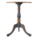 Colbert 22 in. W Round  Wood Pedestal Game/Accent Table by Butler Specialty Company