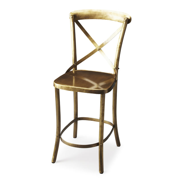 Bennington Antique 24" Seat Height X Back Counter Stool with Footrest by Butler Specialty Company