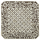 Amelia 18.25 in. W Square Bone Inlay Side Table with Lower Open Shelf by Butler Specialty Company