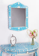 Vivienne 20 in. W x 28 in. H Bone Inlay Vertical Accent Wall Mirror by Butler Specialty Company