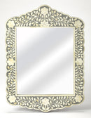 Vivienne 20 in. W x 28 in. H Bone Inlay Vertical Accent Wall Mirror by Butler Specialty Company