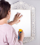Vivienne 20 in. W x 28 in. H Bone Inlay Vertical Accent Wall Mirror by Butler Specialty Company