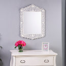 Vivienne 20 in. W x 28 in. H Bone Inlay Vertical Accent Wall Mirror by Butler Specialty Company