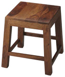 Hewett 16.5 in. W x 16.5 in. H Square Solid Wood Accent Stool by Butler Specialty Company