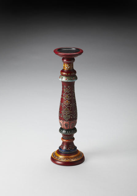 Meadow 18 in. H Wood Hand Painted Single Candle Holder by Butler Specialty Company