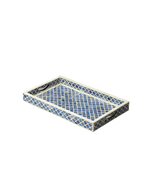 Meknes 12 in. W Rectangular Bone Inlay Serving Tray by Butler Specialty Company