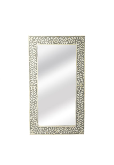 Vivienne 20.5 in. W x 36.5 in. H Rectangular Bone Inlay Wall Mirror by Butler Specialty Company