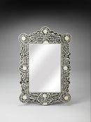 Vivienne 24 in. W x 36 in. H Rectangular Arched Bone Inlay Wall Mirror by Butler Specialty Company