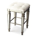 Celeste 30 in. Seat Height Upholstered and Mirrored Bar Stool by Butler Specialty Company
