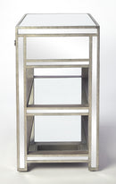 Miranda 30 in. W Rectangular Mirrored 1 Drawer Console Table with 2 Open Shelves by Butler Specialty Company