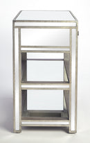 Miranda 30 in. W Rectangular Mirrored 1 Drawer Console Table with 2 Open Shelves by Butler Specialty Company