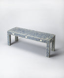 Vivienne 47.5 in. W Rectangular Bone Inlay Backless Bench by Butler Specialty Company