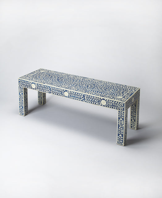 Vivienne 47.5 in. W Rectangular Bone Inlay Backless Bench by Butler Specialty Company