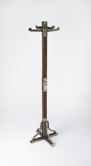Carston 70.5 in. H Wood and Metal Industrial Chic 4 Hook Coat Rack by Butler Specialty Company