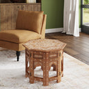 Rashmi Wood & Bone Inlay Side Table by Butler Specialty Company