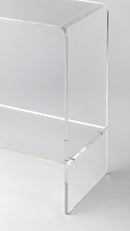 Crystal 32 in. W Rectangular Clear Acrylic Console Table by Butler Specialty Company