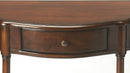 Skilling 31 in. W Specialty Demilune Shape Wood 1 Drawer Console Table by Butler Specialty Company