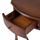 Skilling 31 in. W Specialty Demilune Shape Wood 1 Drawer Console Table by Butler Specialty Company