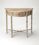 Skilling 31 in. W Specialty Demilune Shape Wood 1 Drawer Console Table by Butler Specialty Company