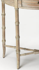 Skilling 31 in. W Specialty Demilune Shape Wood 1 Drawer Console Table by Butler Specialty Company
