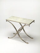 Duvall 28.25 in. W Rectangular Marble and Metal Side Table by Butler Specialty Company