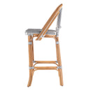 Lila Rattan 28 in. Seat Height Bar Stool with Back and Footrest by Butler Specialty Company