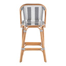 Lila Rattan 28 in. Seat Height Bar Stool with Back and Footrest by Butler Specialty Company