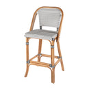 Lila Rattan 28 in. Seat Height Bar Stool with Back and Footrest by Butler Specialty Company