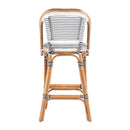 Lila Rattan 28 in. Seat Height Bar Stool with Back and Footrest by Butler Specialty Company
