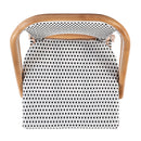 Lila Rattan 28 in. Seat Height Bar Stool with Back and Footrest by Butler Specialty Company