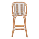 Lila Rattan 28 in. Seat Height Bar Stool with Back and Footrest by Butler Specialty Company