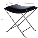 Melton 21.5 in. W Rectangular Leather Accent Stool by Butler Specialty Company