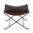 Melton 21.5 in. W Rectangular Leather Accent Stool by Butler Specialty Company