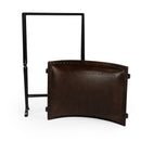 Melton 21.5 in. W Rectangular Leather Accent Stool by Butler Specialty Company