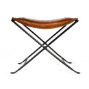 Melton 21.5 in. W Rectangular Leather Accent Stool by Butler Specialty Company