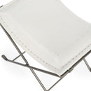 Melton 21.5 in. W Rectangular Leather Accent Stool by Butler Specialty Company