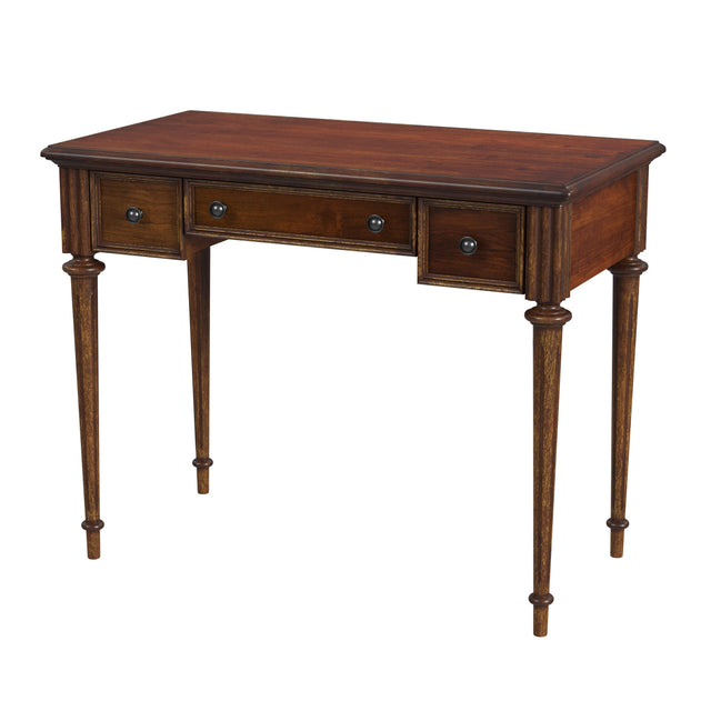 Edmund 38 in. W Rectangular Wood 3 Drawer Traditional Writing Desk by Butler Specialty Company