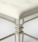 Celeste 26 in. Seat Height Square Mirrored Upholstered Counter Stool by Butler Specialty Company