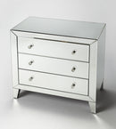 Emily 30 in. W Rectangular Mirrored 3 Drawer Accent Chest by Butler Specialty Company