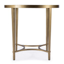 Monica 26 in. W Oval Glass and Metal End Table by Butler Specialty Company