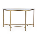 Monica 50 in. W Demilne Glass and Metal Console Table by Butler Specialty Company