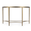 Monica 50 in. W Demilne Glass and Metal Console Table by Butler Specialty Company