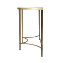 Monica 50 in. W Demilne Glass and Metal Console Table by Butler Specialty Company