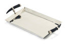 Vito 19 in. W Rectangular Stainless Steel Serving Tray with Handles by Butler Specialty Company