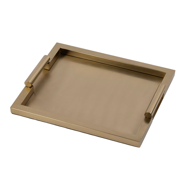 Morante 17.5 in. W Rectangular Stainless Steel Serving Tray with Handles by Butler Specialty Company