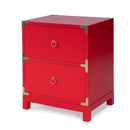Ardennes 20 in. W Rectangular Wood Campaign 2 Drawer End Table by Butler Specialty Company