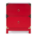 Ardennes 20 in. W Rectangular Wood Campaign 2 Drawer End Table by Butler Specialty Company
