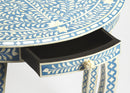 Vivienne 37.5 in. W Demilune Bone Inlay 1 Drawer Console Table with Lower Open Shelf by Butler Specialty Company